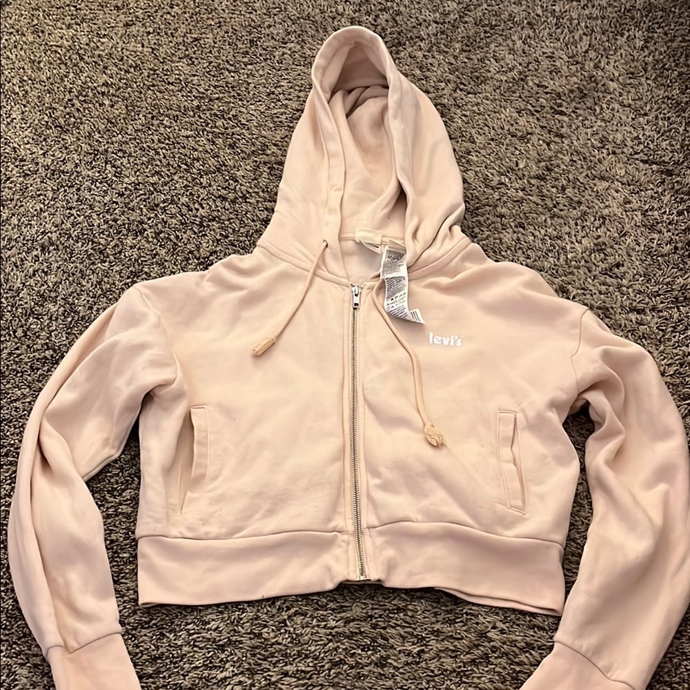 Levi's Women's Cream Hoodie Jacket